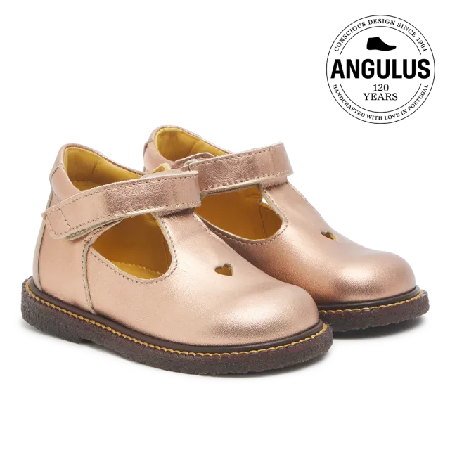 Angulus babies cuir cœur découpé collection 120 ans